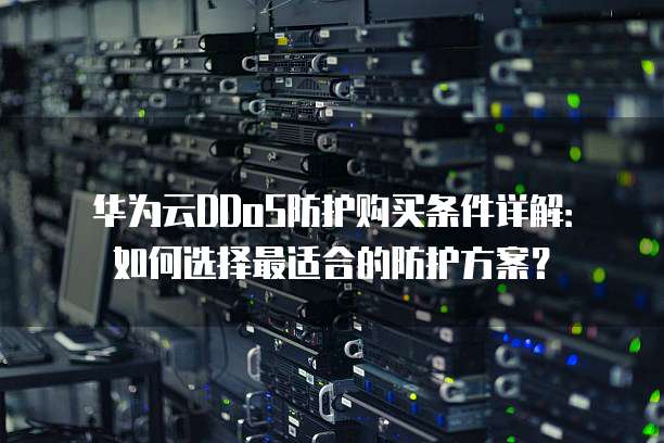 华为云DDoS防护购买条件详解：如何选择最适合的防护方案？