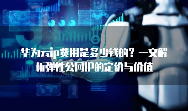 华为云ip费用是多少钱的?一文解析弹性公网IP的定价与价值