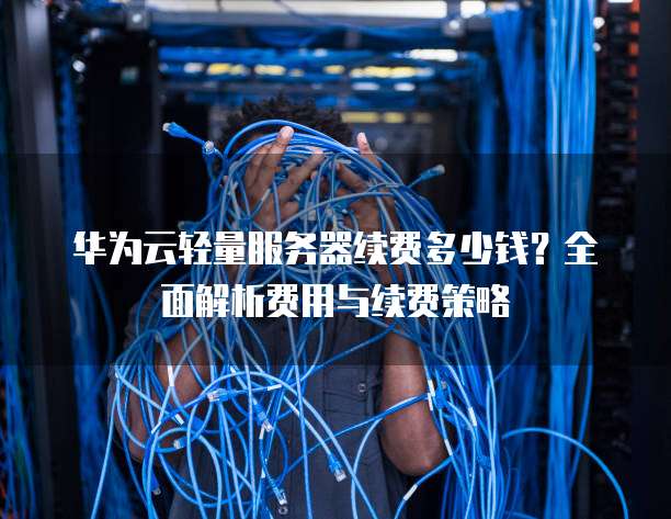华为云轻量服务器续费多少钱？全面解析费用与续费策略