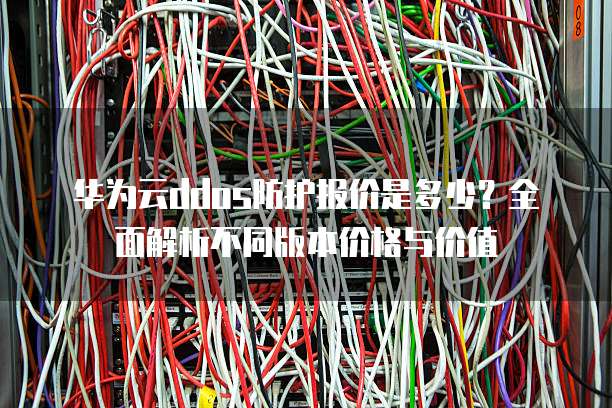 华为云ddos防护报价是多少?全面解析不同版本价格与价值