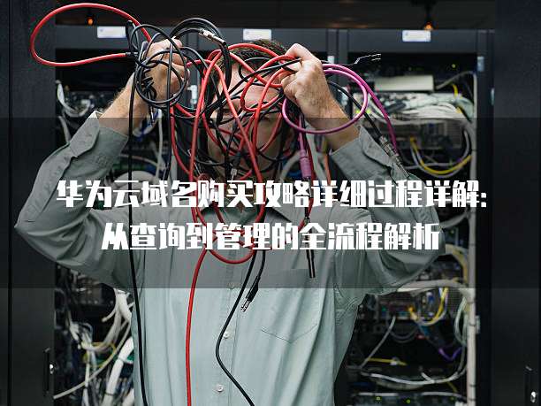 华为云域名购买攻略详细过程详解:从查询到管理的全流程解析