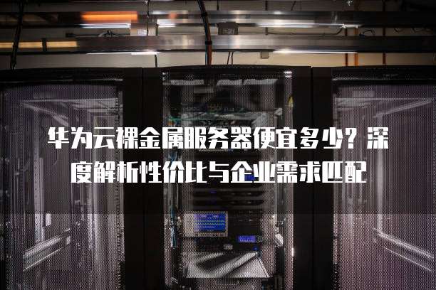 华为云裸金属服务器便宜多少？深度解析性价比与企业需求匹配