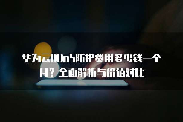 华为云DDoS防护费用多少钱一个月？全面解析与价值对比
