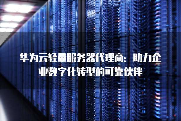 华为云轻量服务器代理商：助力企业数字化转型的可靠伙伴