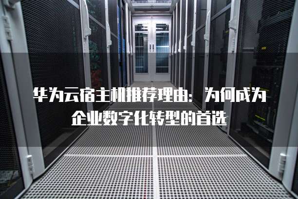 华为云宿主机推荐理由：为何成为企业数字化转型的首选