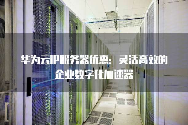 华为云IP服务器优惠:灵活高效的企业数字化加速器