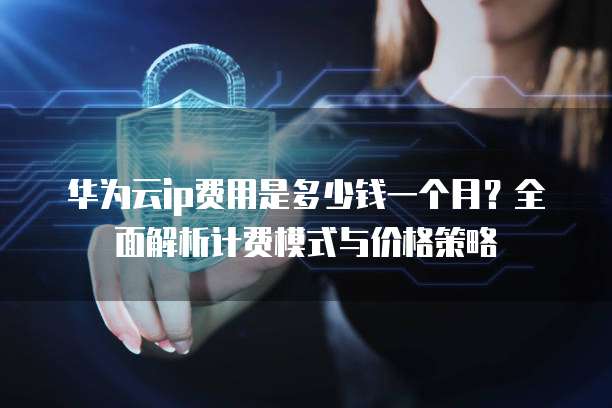 华为云ip费用是多少钱一个月?全面解析计费模式与价格策略