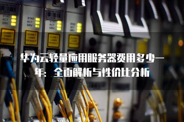 华为云轻量应用服务器费用多少一年:全面解析与性价比分析