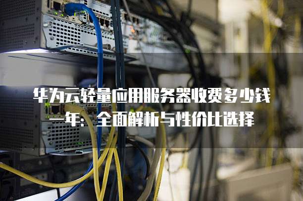 华为云轻量应用服务器收费多少钱一年:全面解析与性价比选择