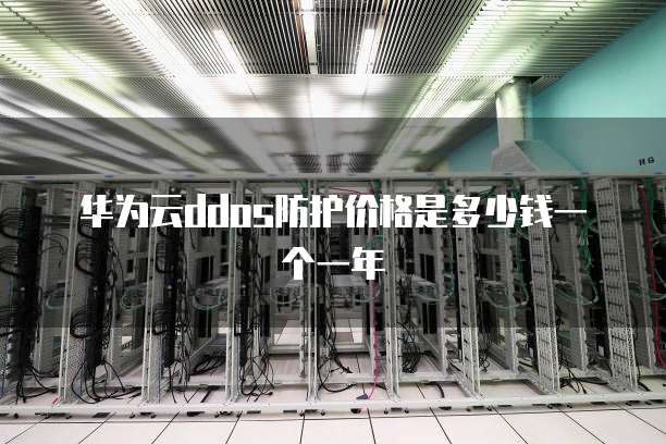 华为云ddos防护价格是多少钱一个一年