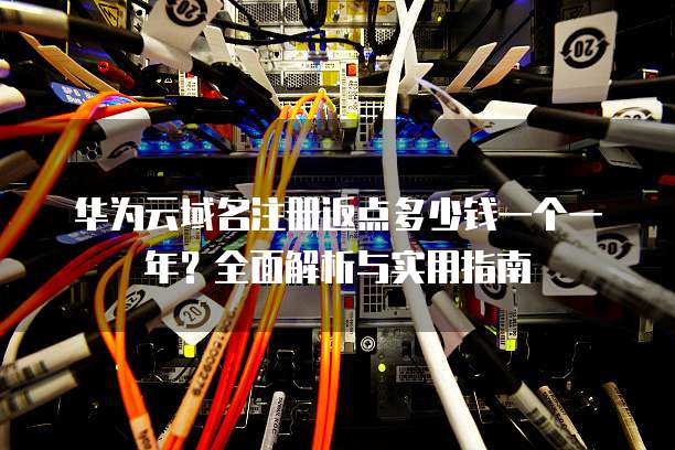 华为云域名注册返点多少钱一个一年?全面解析与实用指南