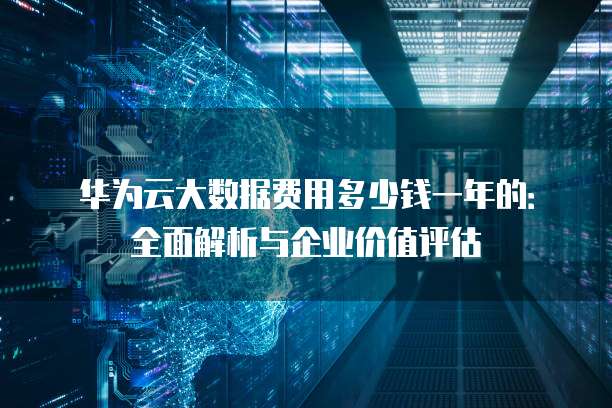 华为云大数据费用多少钱一年的:全面解析与企业价值评估