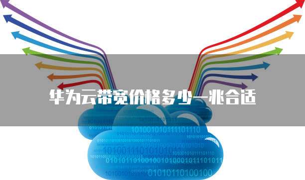 华为云带宽价格多少一兆合适