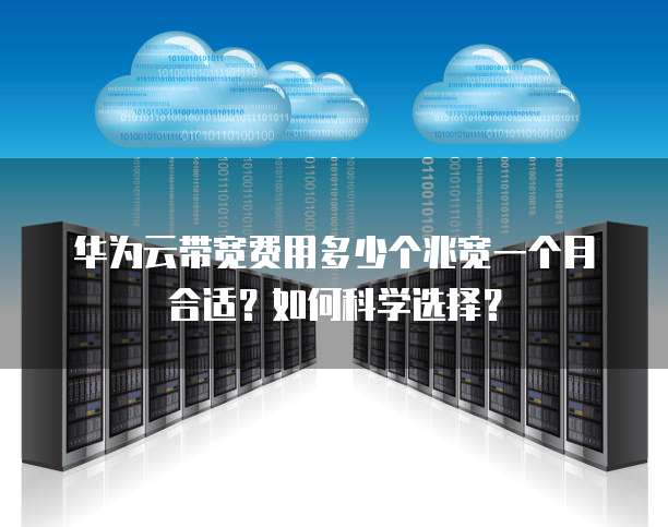 华为云带宽费用多少个兆宽一个月合适?如何科学选择?