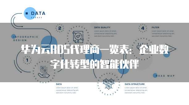 华为云RDS代理商一览表:企业数字化转型的智能伙伴