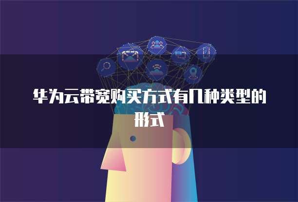 华为云带宽购买方式有几种类型的形式