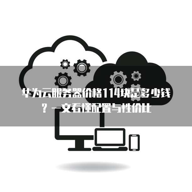 华为云服务器价格114块是多少钱?一文看懂配置与性价比