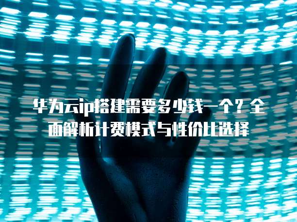 华为云ip搭建需要多少钱一个?全面解析计费模式与性价比选择