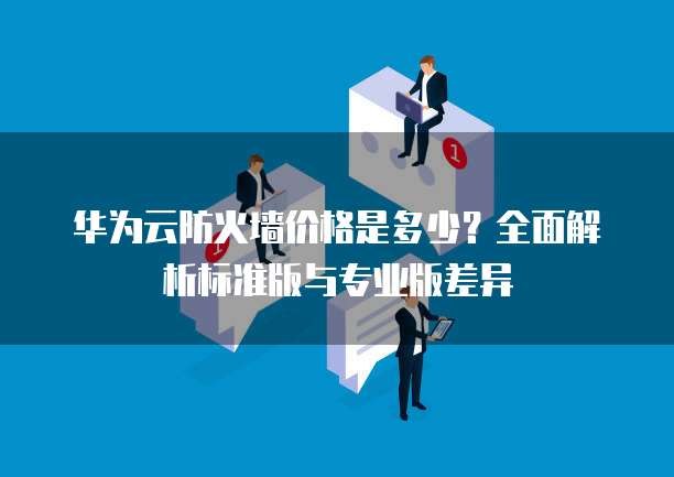 华为云防火墙价格是多少?全面解析标准版与专业版差异