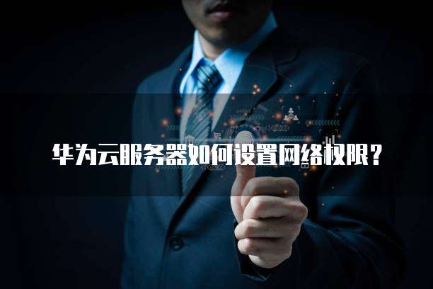 华为云服务器如何设置网络权限?