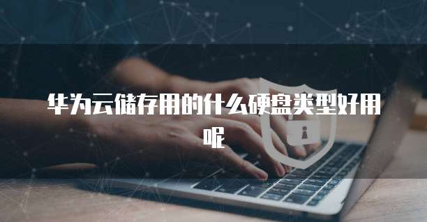 华为云储存用的什么硬盘类型好用呢