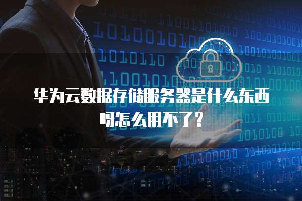 华为云数据存储服务器是什么东西呀怎么用不了?