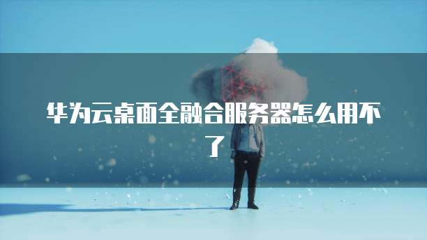 华为云桌面全融合服务器怎么用不了