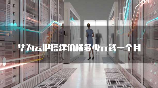 华为云IP搭建价格多少元钱一个月