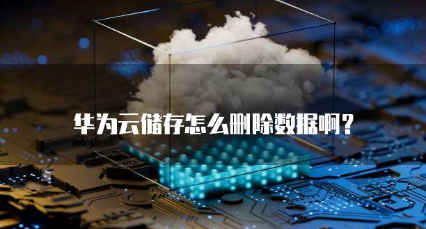 华为云储存怎么删除数据啊?