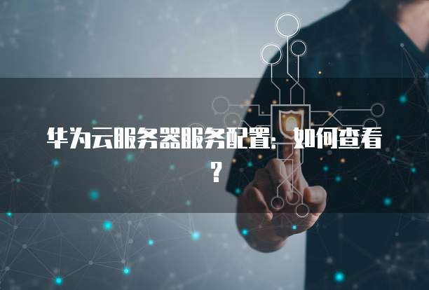 华为云服务器服务配置:如何查看?
