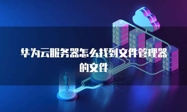 华为云服务器怎么找到文件管理器的文件