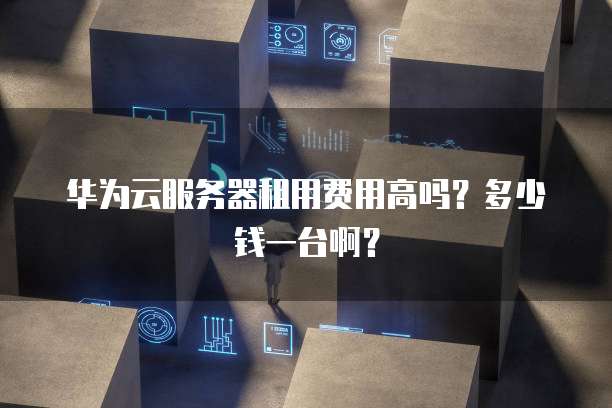 华为云服务器租用费用高吗?多少钱一台啊?