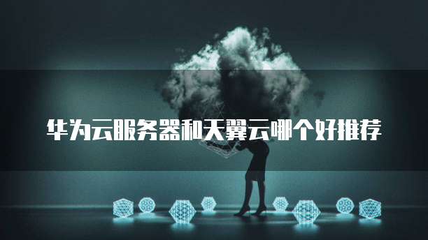 华为云服务器和天翼云哪个好推荐