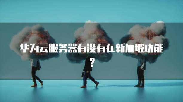 华为云服务器有没有在新加坡功能?
