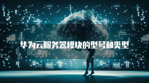 华为云服务器模块的型号和类型