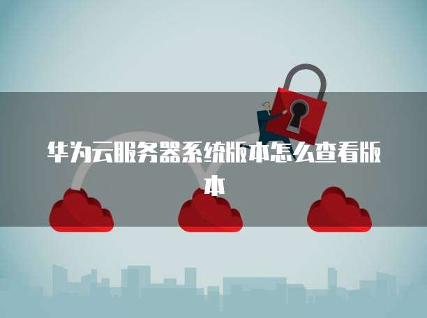 华为云服务器系统版本怎么查看版本