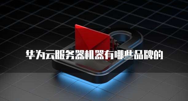 华为云服务器机器有哪些品牌的