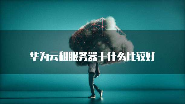 华为云租服务器干什么比较好