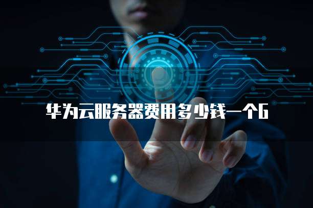 华为云服务器费用多少钱一个G