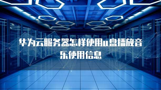 华为云服务器怎样使用u盘播放音乐使用信息