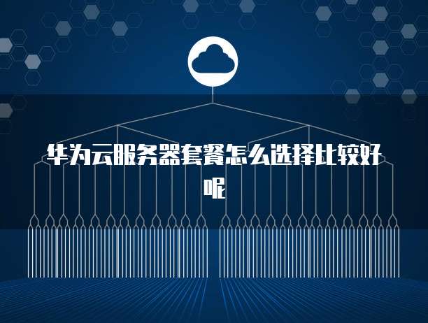 华为云服务器套餐怎么选择比较好呢