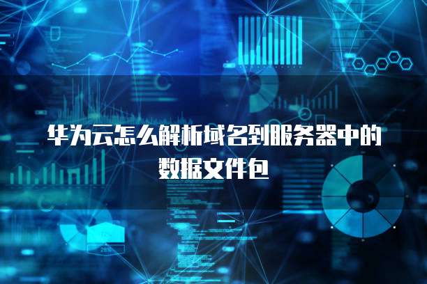 华为云怎么解析域名到服务器中的数据文件包