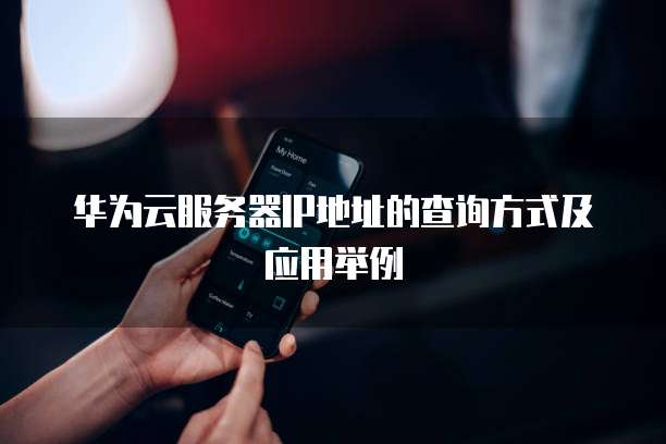 华为云服务器IP地址的查询方式及应用举例