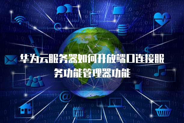 华为云服务器如何开放端口连接服务功能管理器功能