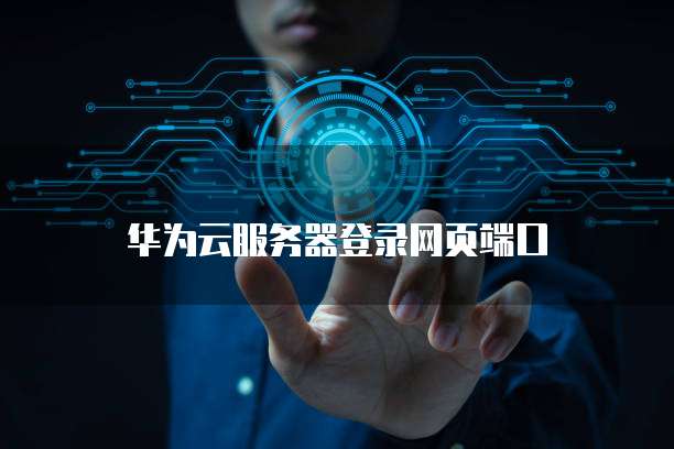 华为云服务器登录网页端口
