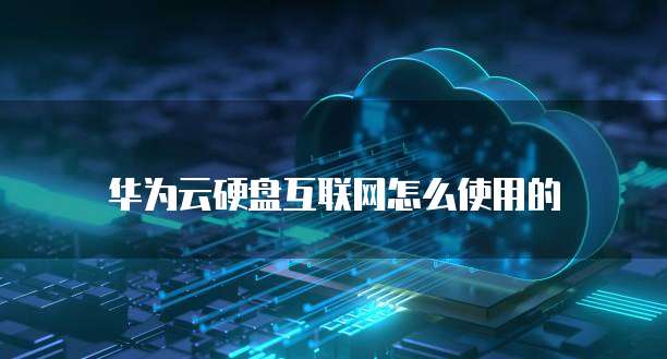华为云硬盘互联网怎么使用的