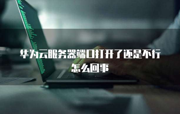 华为云服务器端口打开了还是不行怎么回事
