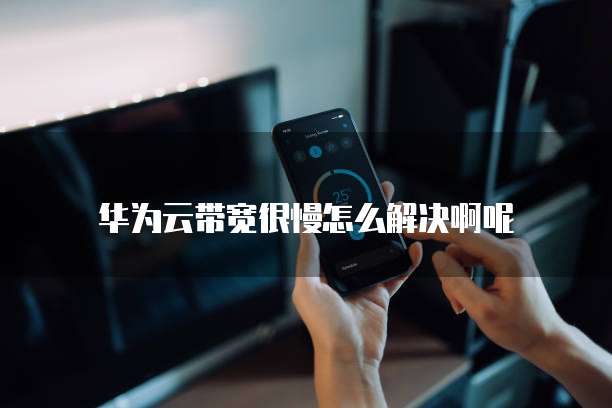 华为云带宽很慢怎么解决啊呢
