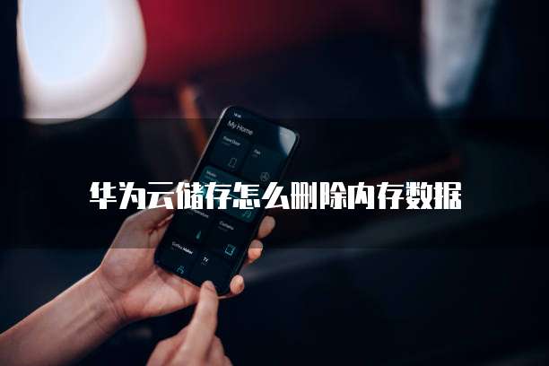 华为云储存怎么删除内存数据