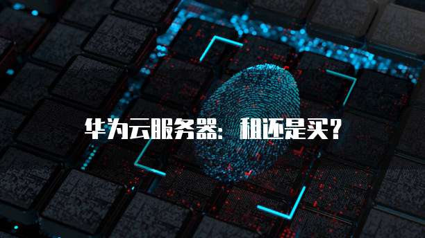 华为云服务器:租还是买?